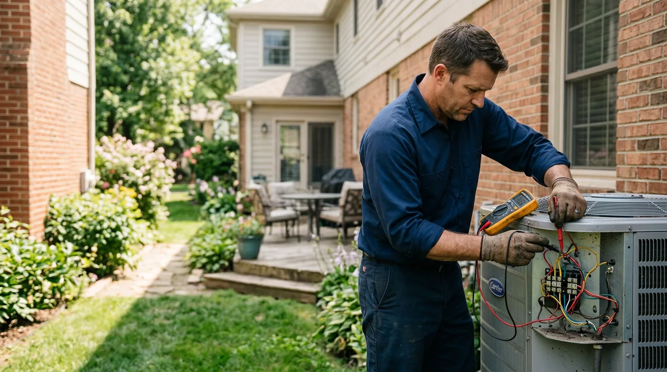 HVAC technician working near Melrose, LA